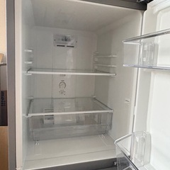 【キャンセルでました。冷蔵庫、洗濯機、炊飯器、まとめて引取りの方優先】アクア　ノンフロン冷蔵庫の画像