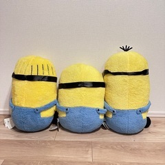 ミニオン　特大サイズぬいぐるみ　ボブ　ミニオンズ　ケビン　スチュアートの画像