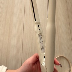 SALONIA ヘアアイロン　スムースシャイン　ホワイト15mmの画像