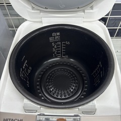 【ドリーム川西店御来店限定】☆ジモティー見たよ♪割引☆日立　IHジャー炊飯器　2022年製　クリーニング済み 【2125560000039266】の画像