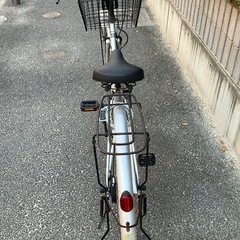 26インチ自転車(グレー)の画像