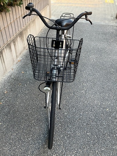 26インチ自転車(グレー)