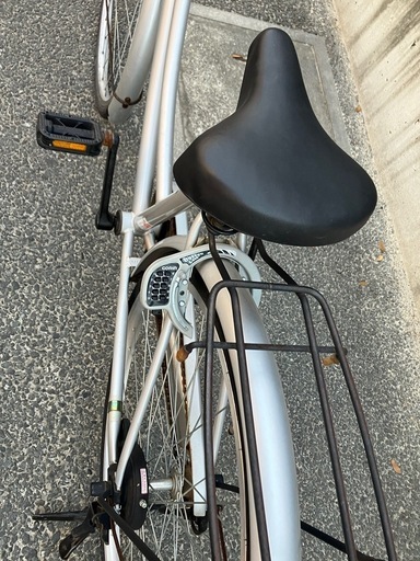 26インチ自転車(グレー)