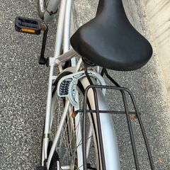 26インチ自転車(グレー)の画像