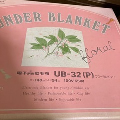 電気敷毛布3ヶ決まりましたの画像