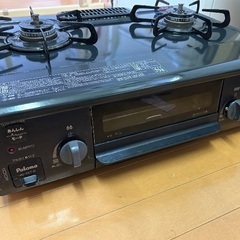 paloma 二口ガステーブル　黒の画像