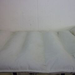 Ｍ　未使用/新品　アウトレット　座椅子 ゆったり ワイド 低反発 14段階 リクライニング フロアチェア 折りたたみ収納 イエローベージュの画像