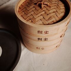 蒸し板と照宝の蒸篭2段のセットの画像