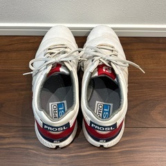 フットジョイ FTF 56853J ゴルフシューズ 26cm スパイクレス 白赤の画像