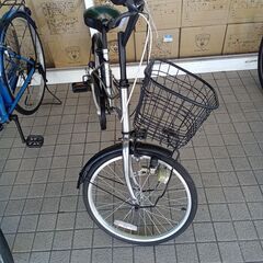 リユースのサカイ栃木店★ジモティ割あり★ rivage 自転車 20インチ シルバー クリーニング済み TC11909の画像