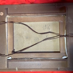 油絵、キャンバス地の画像