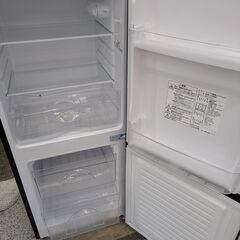 【高年式/単身者向け】2ドア冷凍冷蔵庫 NITORI ニトリ NTR-106BK 106L 2025年製：ブラックの画像