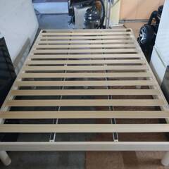 ニトリ　ベッド　マットレス2枚付き　ダブルサイズの画像