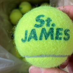 中古テニスボール58個の画像