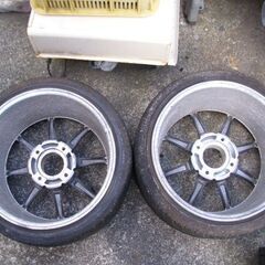 ジャイロ・モンキー3輪・トライク等に！14インチ 8J　ワイドアルミホイル◆彦根市～の画像