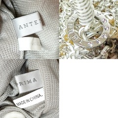 【美品】ANTEPRIMA アンテプリマ グリッター ワイヤーバッグ ラウンド 縦型 の画像