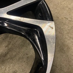 トヨタ純正 CH-R 18インチアルミホイール 4本 ブラポリ 純正戻し インチアップ の画像