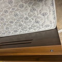 決まりました　収納付きシングルベッドの画像