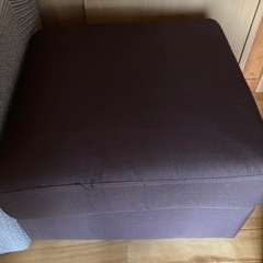 1人用　ソファー　オットマンの画像