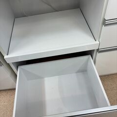 レンジボード ホワイト ソフトクローズ 幅120cm×奥行50cm×高さ196cm 【ジャングルジャングル岩出店】【B435】和歌山 岩出市 紀の川市 海南市の画像