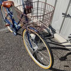 【愛品倶楽部柏店】DAIWA CYCLE ダイワサイクル 27インチ シティサイクル 自転車 外装6段変速 ブルージュの画像