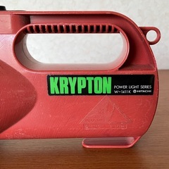 日立 HITACHI KRYPTON ハンディライト W-1411K 赤の画像