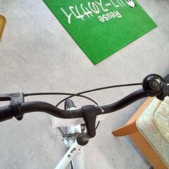 リユースのサカイ栃木店★ジモティ割あり★ ミモレット 折り畳み自転車 20インチ ホワイト クリーニング済み TC11910の画像