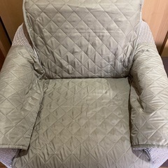 1人用　ソファー　オットマンの画像