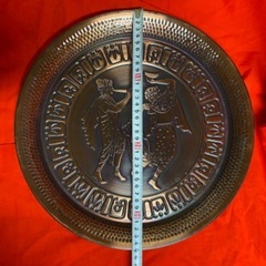 銅製プレート、お盆の画像