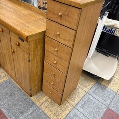 キッチンカウンター　収納　色々の画像