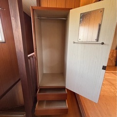  【無料】お譲りします／洋服ダンスの画像