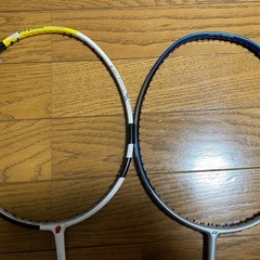 バドミントンラケットジャンク品の画像