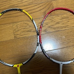 バドミントンラケットジャンク品の画像