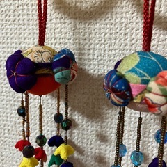 (お話し中)手作り　吊るし飾り　ミニサイズの画像