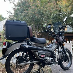ホンダ　ハンターカブCT125 JA65 走行少　人気色マットシルバー カスタム多数 バイク 原付2種の画像