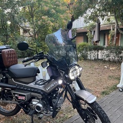ホンダ　ハンターカブCT125 JA65 走行少　人気色マットシルバー カスタム多数 バイク 原付2種の画像