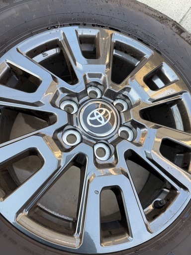 【超美品】265/65R18 トヨタ純正ホイール ランクル250 ダンロップ AT23 2024年製