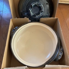 🌹　新品未使用　箱付き　萬古焼　土鍋　10号🌹の画像