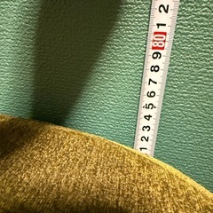 2人掛けソファ 抹茶色 yellow greenの画像