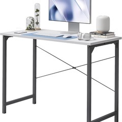 【12/20まで】　デスク　美品　ホワイト　作業デスクの画像