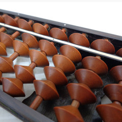 ★▲フウキ算盤　そろばん　4玉　27桁　昭和レトロ　アンティーク★lの画像