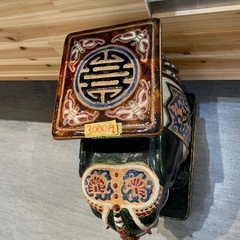 【置物】【象】クリーニング済み【管理番号1210】五の画像