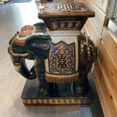 【置物】【象】クリーニング済み【管理番号1210】五の画像