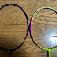 バドミントンラケットジャンク品の画像