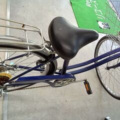 リユースのサカイ栃木店★ジモティ割あり★  自転車 26インチ ディープブルー クリーニング済み TC11912の画像