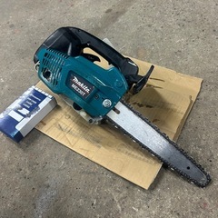 軽量チェンソー‼️実働中古農機具【マキタチェンソー　ME230T】予備チェンソー刃付き。引き取り希望🙇‍♂️の画像