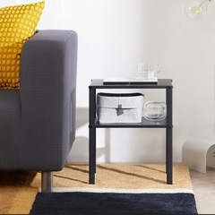 IKEA サイドテーブル クレナヴィーク ブラックの画像