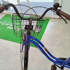 リユースのサカイ栃木店★ジモティ割あり★  自転車 26インチ ブルー クリーニング済み TC11914の画像