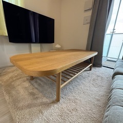 オシャレなローテーブルの画像