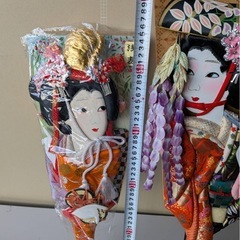 羽子板飾りセット 正月飾り 縁起物 初正月 季節飾りインテリア 昭和レトロ 和風 江戸 歌舞伎②の画像